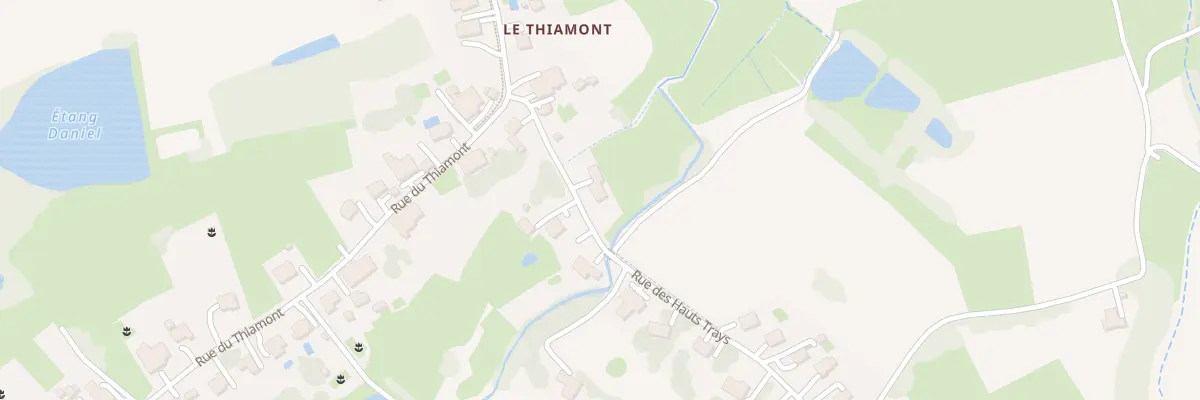 Plan du 3 Rue des Hauts Trays à Évette-Salbert