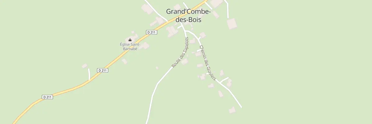 Plan du 1 Rte des Sapelots à Grand’Combe-des-Bois