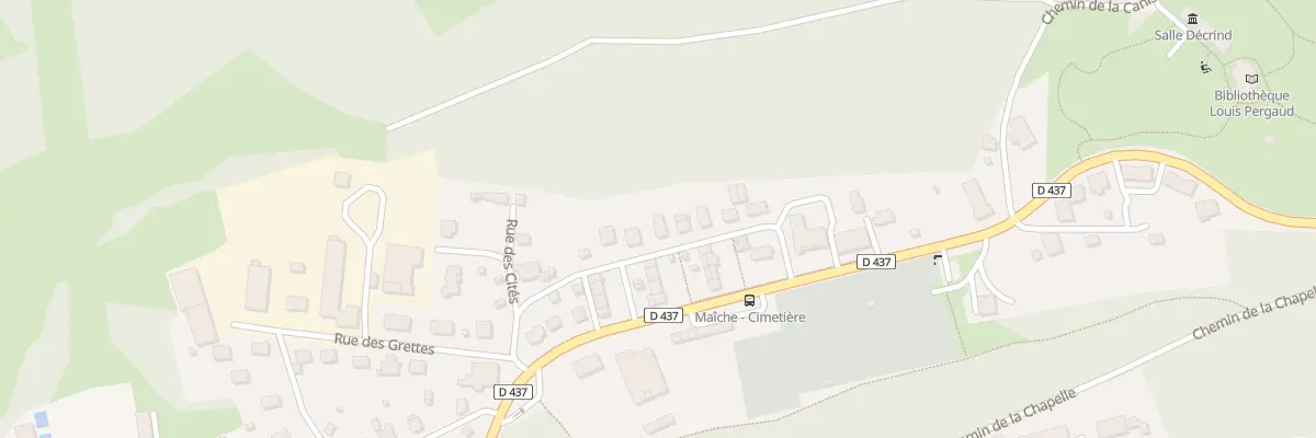 Plan du 9 Rue des Cités à Maîche