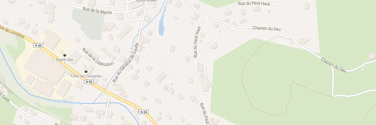 Plan du 4 Rue des Noisetiers à Fresse-sur-Moselle