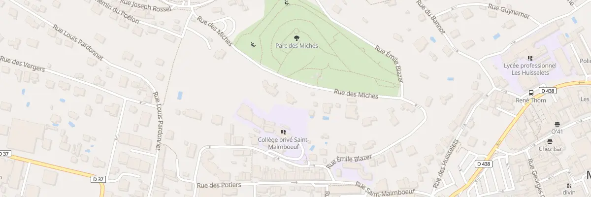 Plan du 7 Rue des Miches à Montbéliard