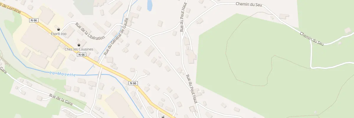 Plan du 5 Rue du Peut-haut à Fresse-sur-Moselle