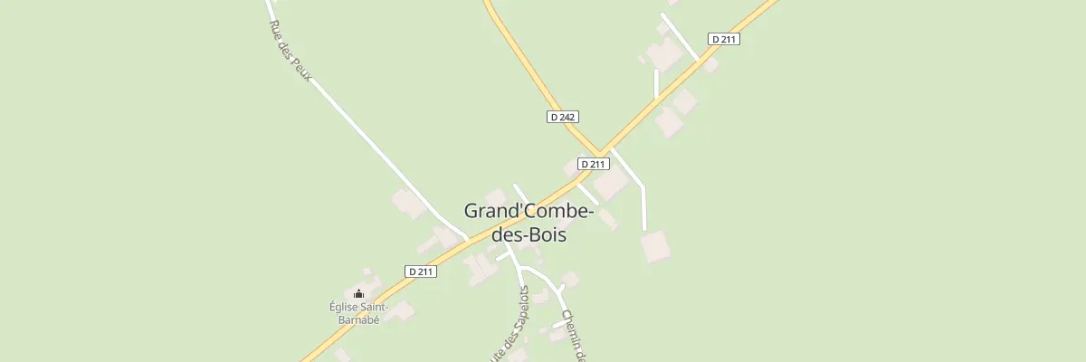 Plan du 7 Rue des Jonquilles à Grand’Combe-des-Bois
