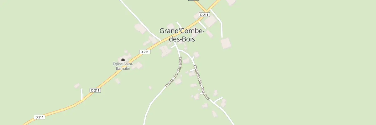 Plan du 2 Che des Graviers à Grand’Combe-des-Bois