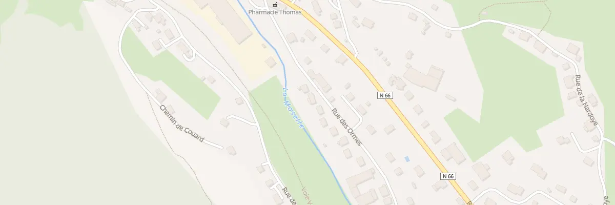 Plan du 6 Rue des Ormes à Fresse-sur-Moselle