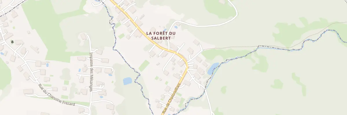 Plan du 40 Rue de Chalonvillars à Évette-Salbert