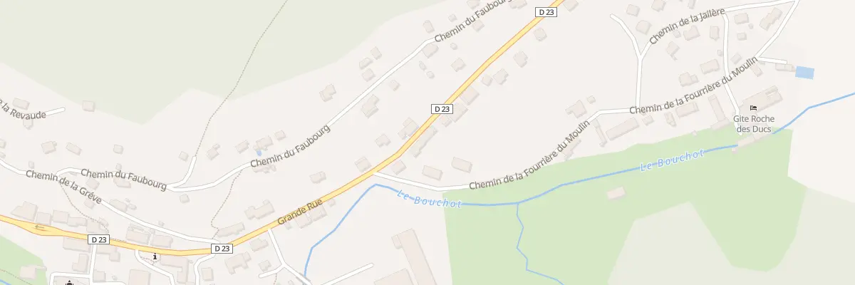 Plan du 1 Grande Rue à Rochesson