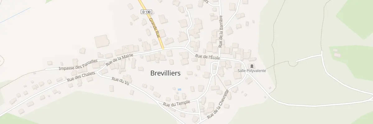 Plan du 6B Rue de l’École à Brevilliers