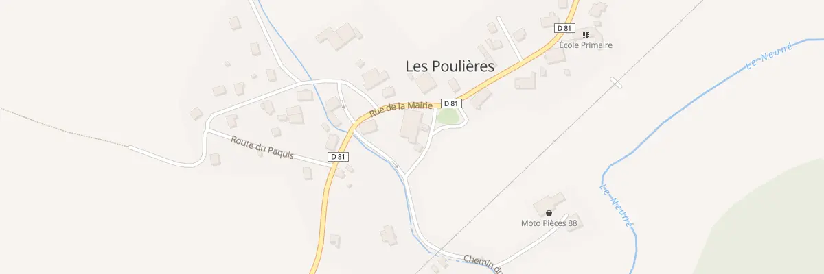 Plan du 4 Che du Moulin aux Poulières