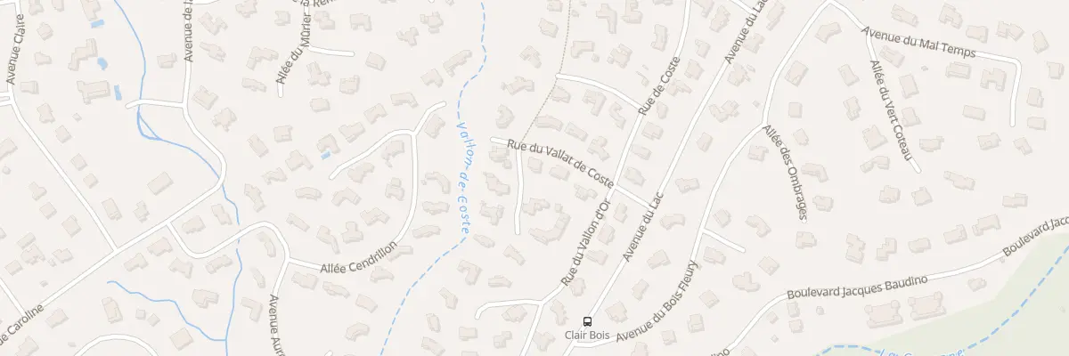 Plan du 115 Rue du Vallat de Coste à Saint-Raphaël