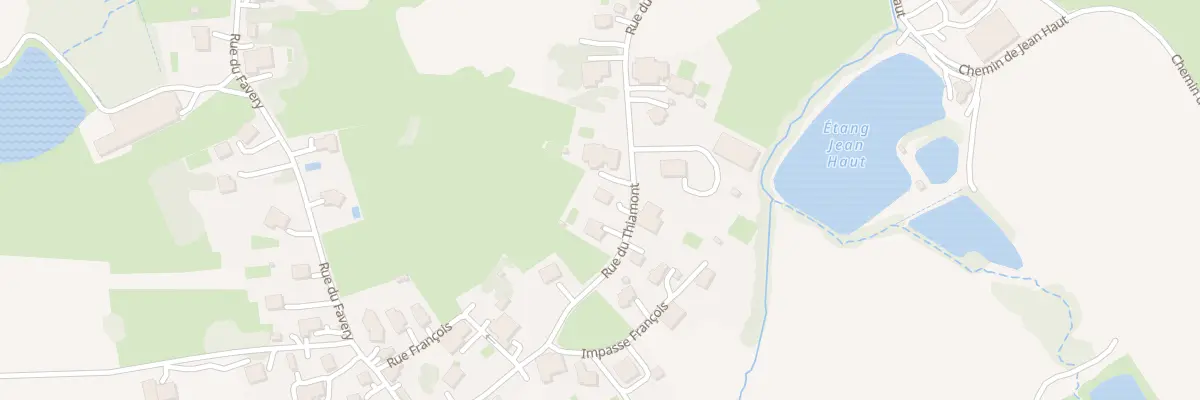 Plan du 16 Rue du Thiamont à Évette-Salbert