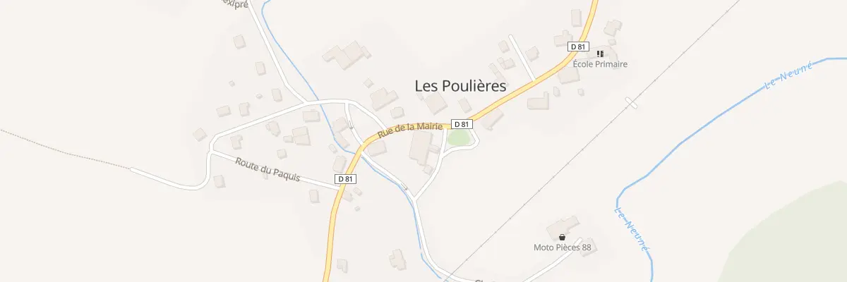 Plan du 2 Che du Moulin aux Poulières