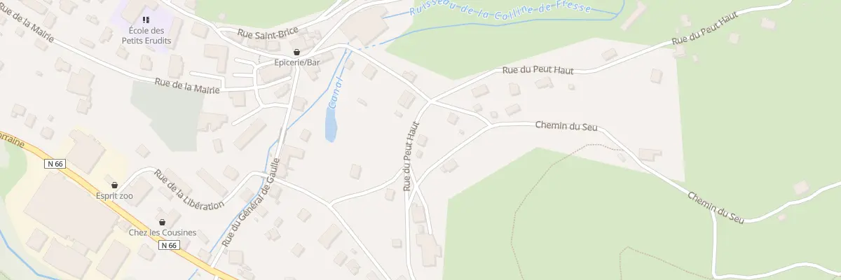 Plan du 8 Rue du Peut-haut à Fresse-sur-Moselle