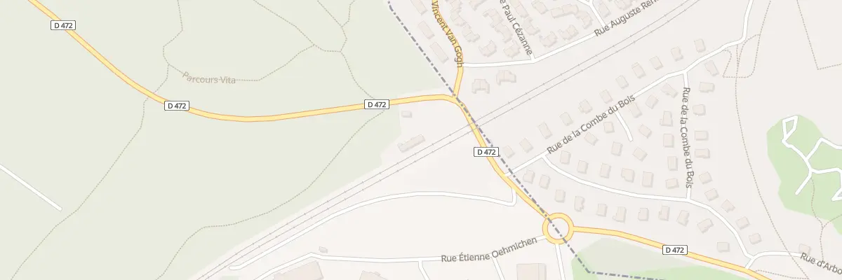 Plan du 3 Rue de l’Aérodrome à Courcelles-lès-Montbéliard