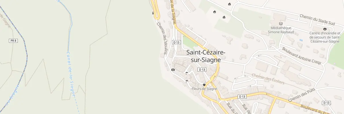Plan du 10 Rue du Portail à Saint-Cézaire-sur-Siagne