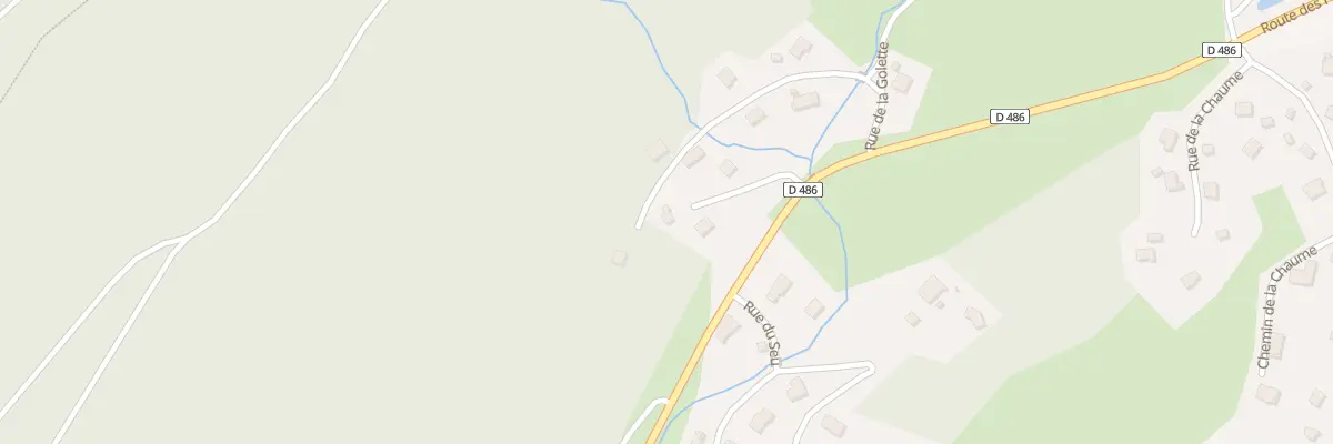 Plan du 2 Lot Roche des Chênes au Ménil