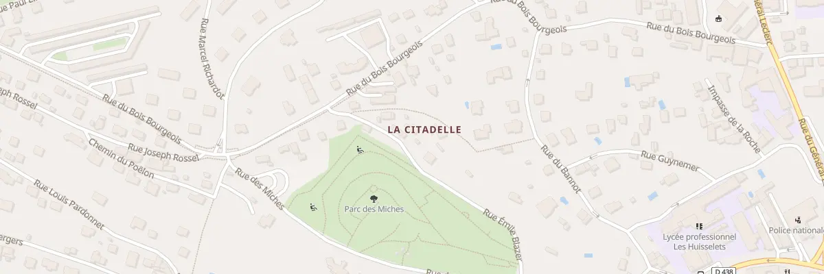 Plan du 24 Rue Emile Blazer à Montbéliard