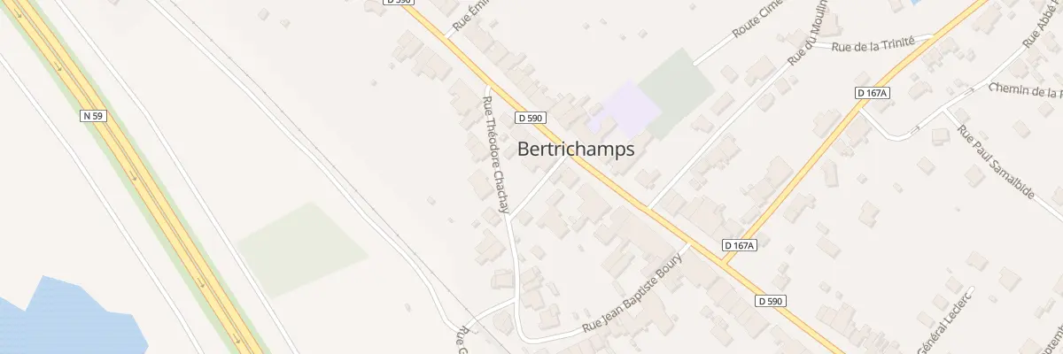 Plan du 39 Rue du Genéral Leclerc à Bertrichamps