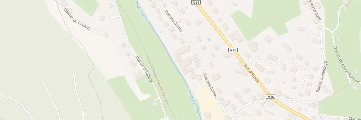 Plan du 20B Rue des Ormes à Fresse-sur-Moselle