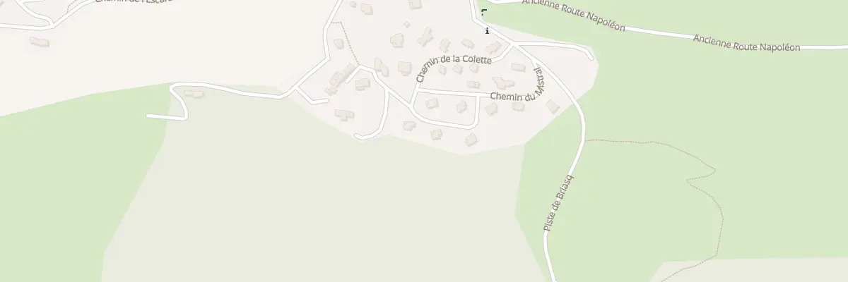 Plan du 32 Che des Claps à Escragnolles