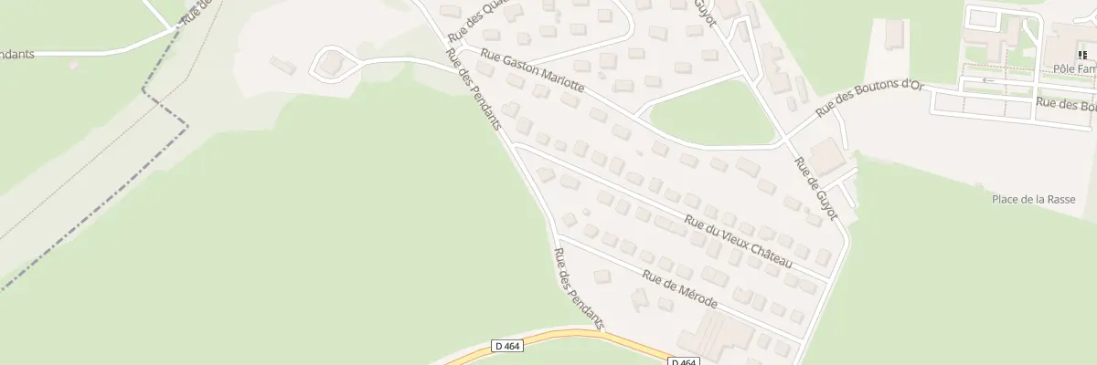 Plan du 2 Rue du Vieux Chateau à Maîche