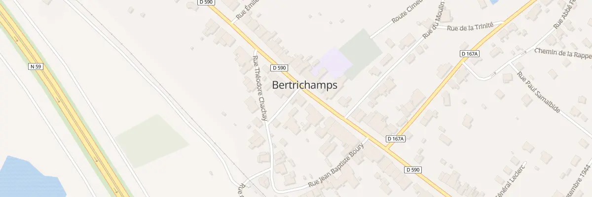 Plan du 41 Rue du Genéral Leclerc à Bertrichamps