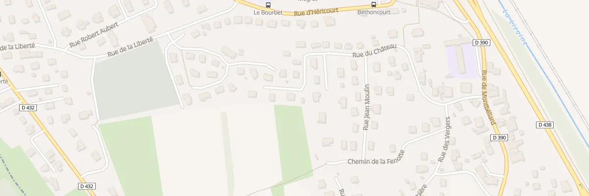 Plan du 31 Rue du Château à Bethoncourt