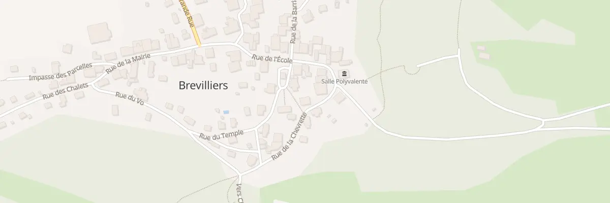 Plan du 4 Rue de la Chevrette à Brevilliers