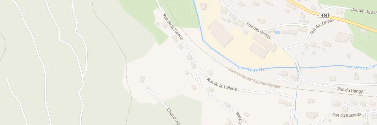 Plan du 38 Rue de la Tuilerie à Fresse-sur-Moselle