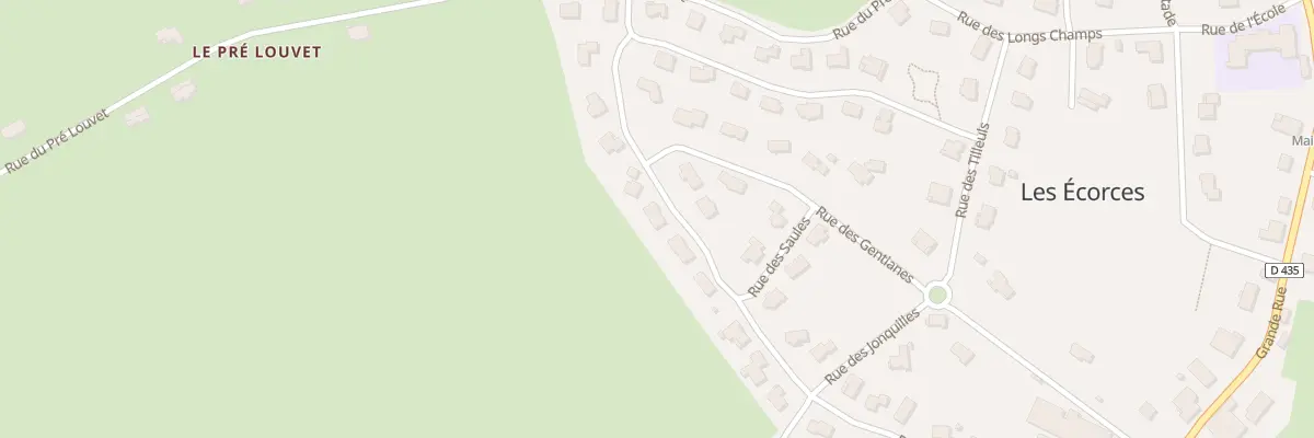 Plan du 10 Rue des Frenes aux Écorces
