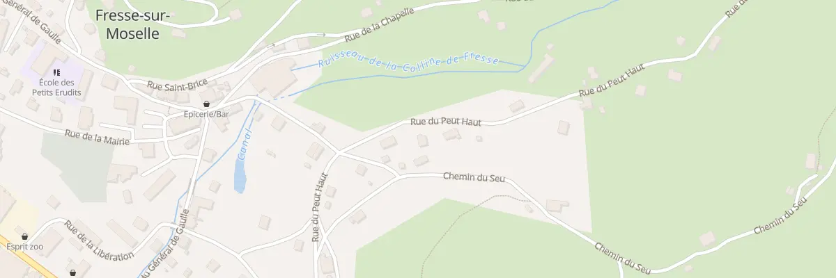 Plan du 12 Rue du Peut-haut à Fresse-sur-Moselle