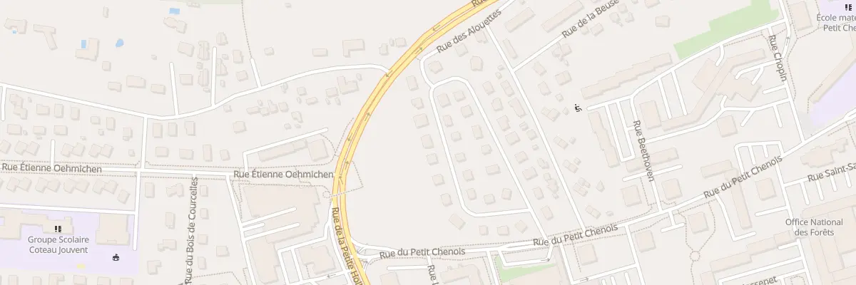 Plan du 8 Rue des Alouettes à Montbéliard