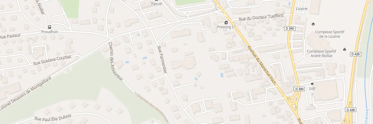 Plan du 20 Rue Parmentier à Montbéliard