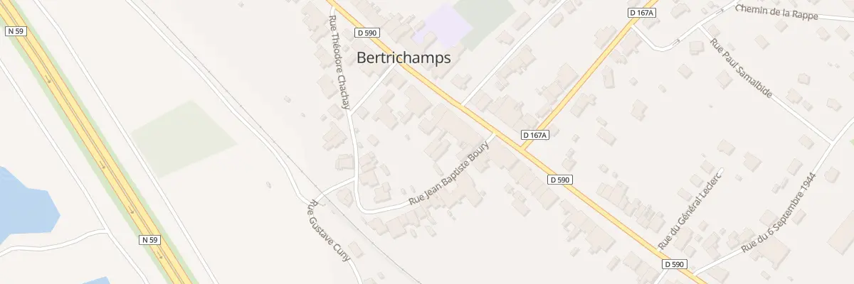 Plan du 53 Rue du Genéral Leclerc à Bertrichamps