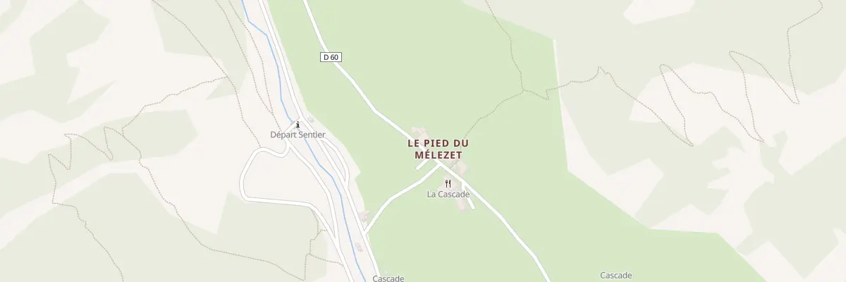 Plan du 2151 Rte de la Vallée du Mélézet à Ceillac