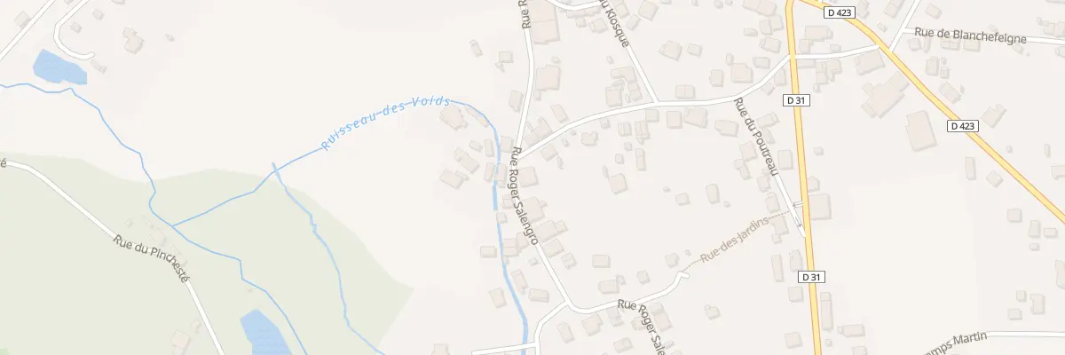 Plan du 9 Rue Roger Salengro à Granges-Aumontzey