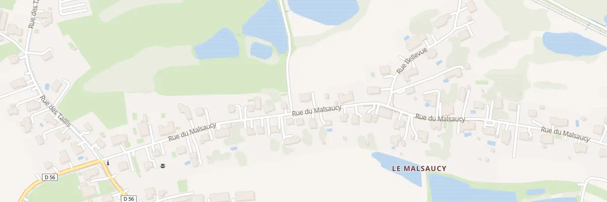 Plan du 66 Rue du Malsaucy à Évette-Salbert
