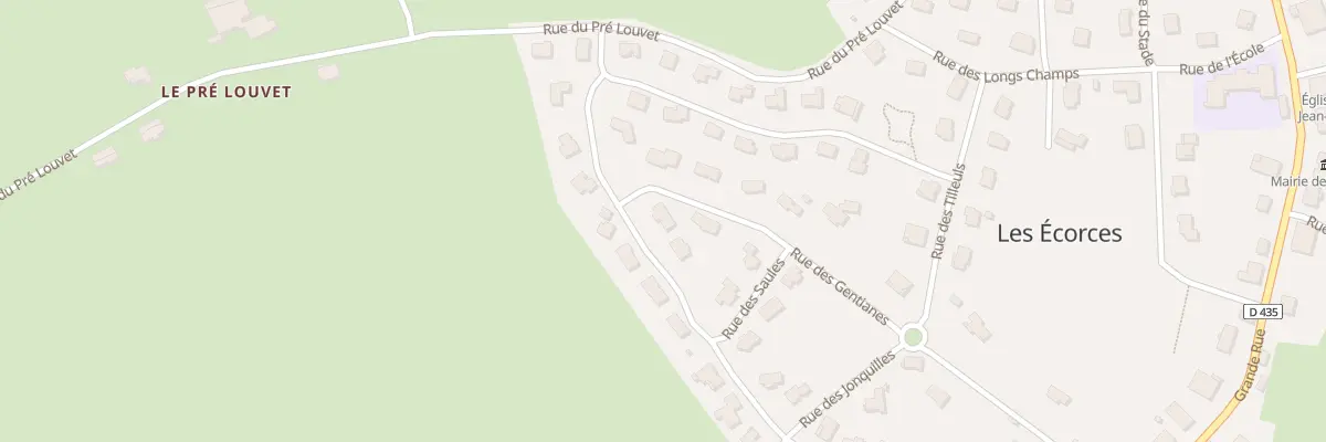 Plan du 3 Rue des Frenes aux Écorces