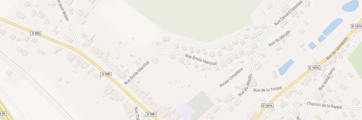 Plan du 8 Rue Emile Marchal à Bertrichamps