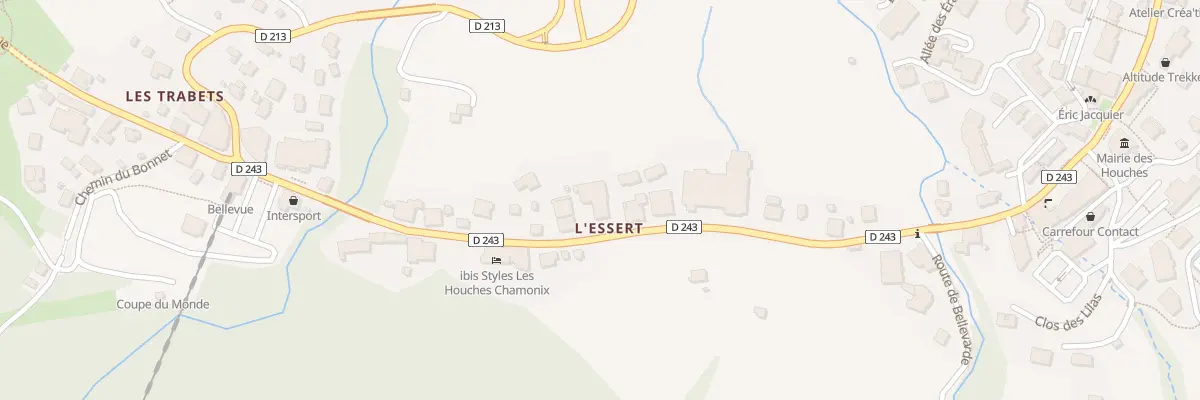 Plan du 278 Rue de l’Essert aux Houches