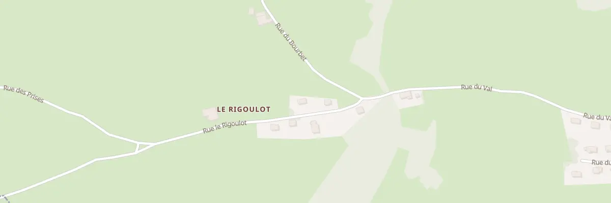 Plan du 2 Rue du Rigoulot aux Bréseux