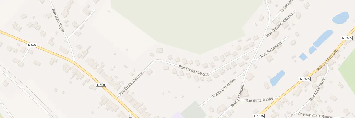 Plan du 7 Rue Emile Marchal à Bertrichamps