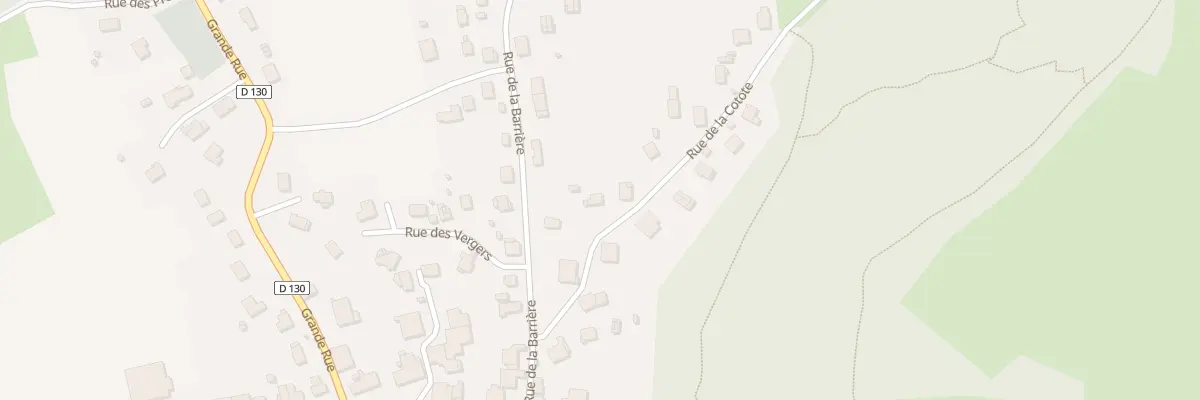 Plan du 3 Rue de la Cotote à Brevilliers