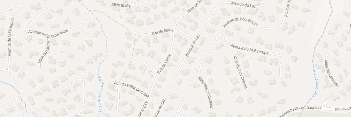 Plan du 126 Rue de Coste à Saint-Raphaël