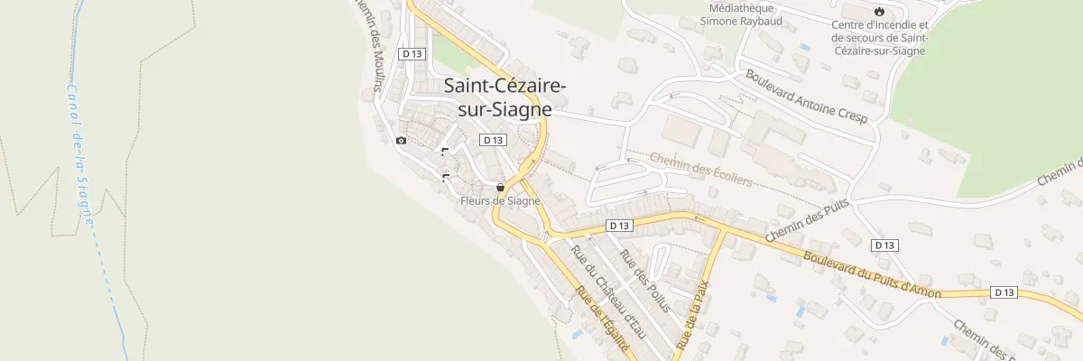 Plan du 10 Pl General de Gaulle à Saint-Cézaire-sur-Siagne