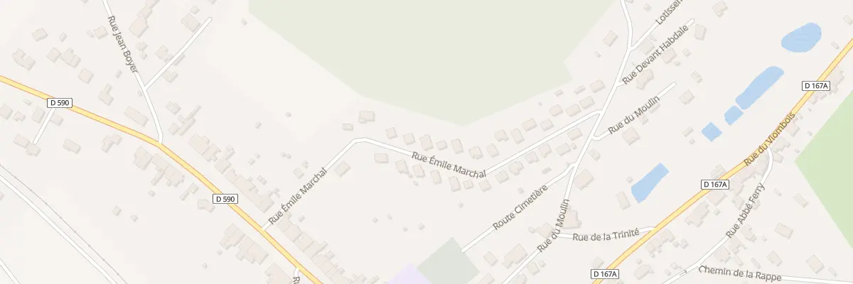 Plan du 9 Rue Emile Marchal à Bertrichamps