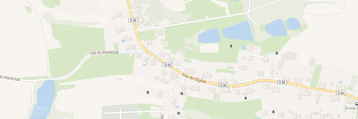 Plan du 34 Rue de l’Eglise à Évette-Salbert