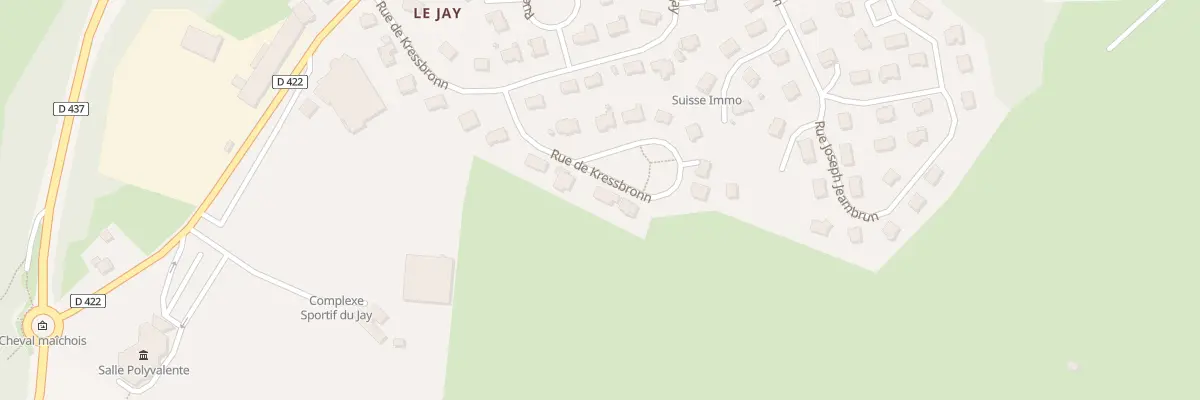 Plan du 16 Rue de Kressbronn à Maîche