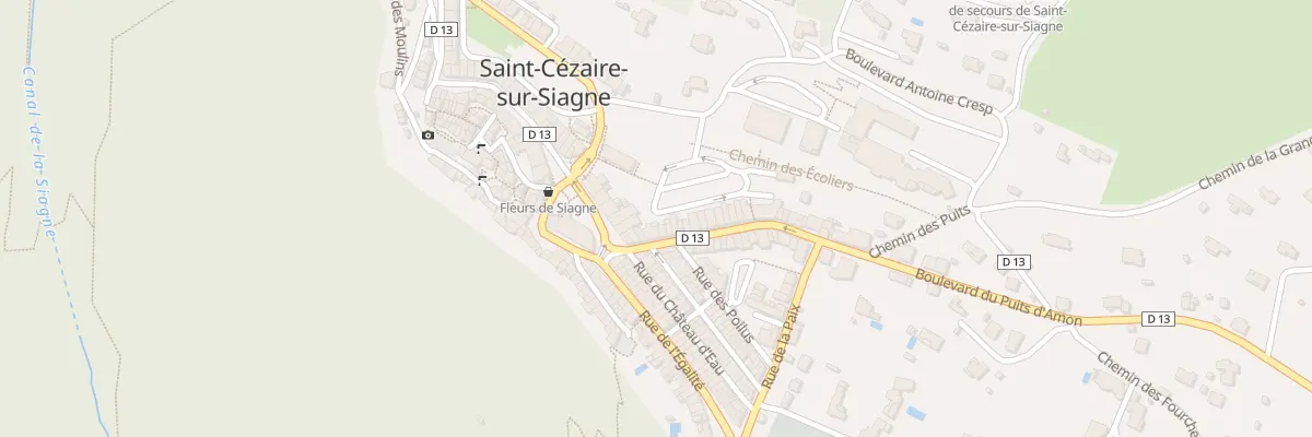Plan du 7 Rue Cyprien Issaurat à Saint-Cézaire-sur-Siagne