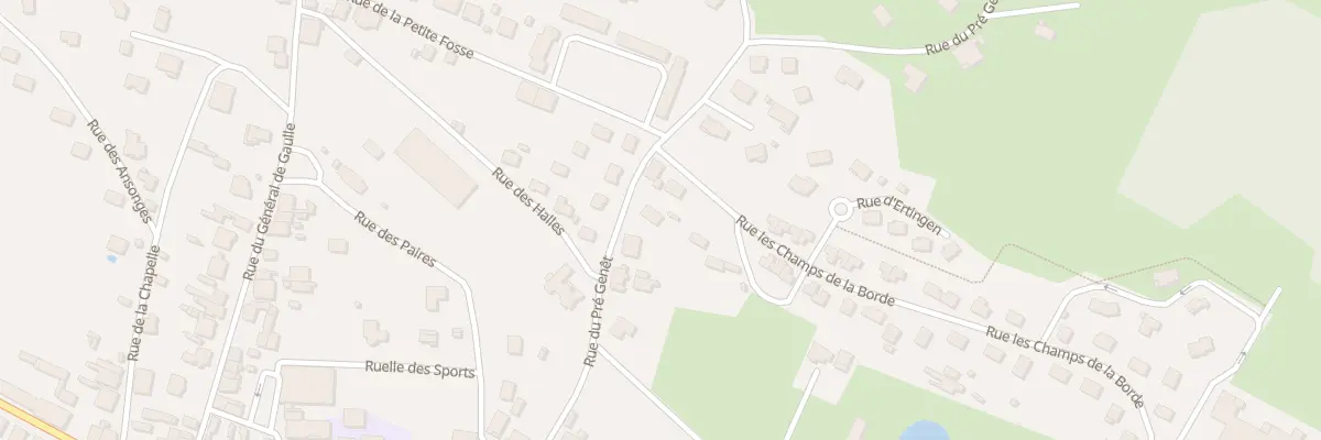 Plan du 10 Rue du Pré Genêt à Granges-Aumontzey